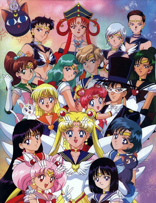Sailor Moon and their Sailor Crystals